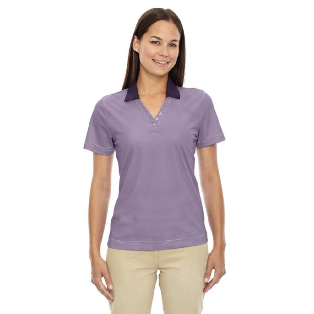 Eperformance Launch Snag Protection Striped Polo